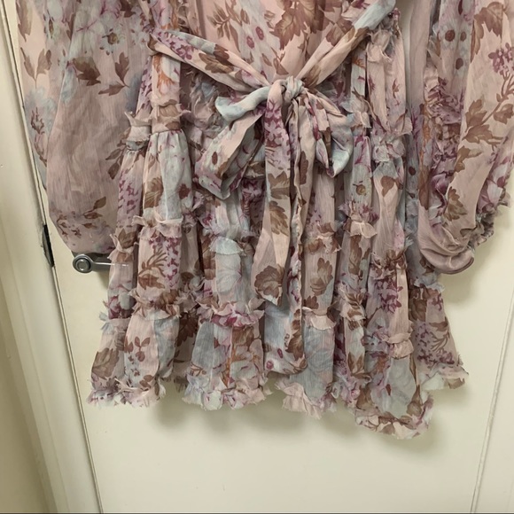 Anthropologie O.P.T Bohemian Floral Dress, Anthropologie Dress, Mini Dress - Picture 14 of 14